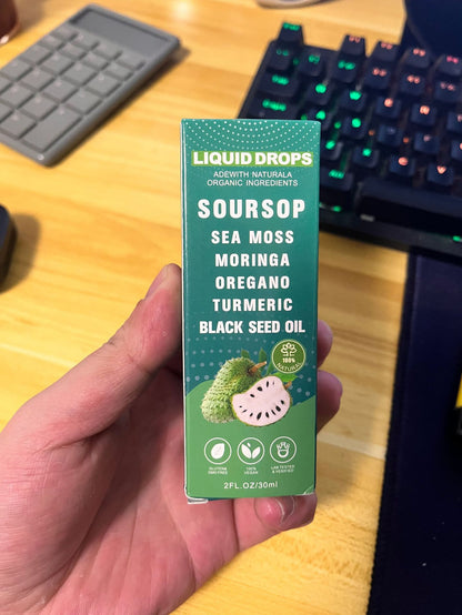 Soursop Graviola Liquid Dietary Supplement Drops